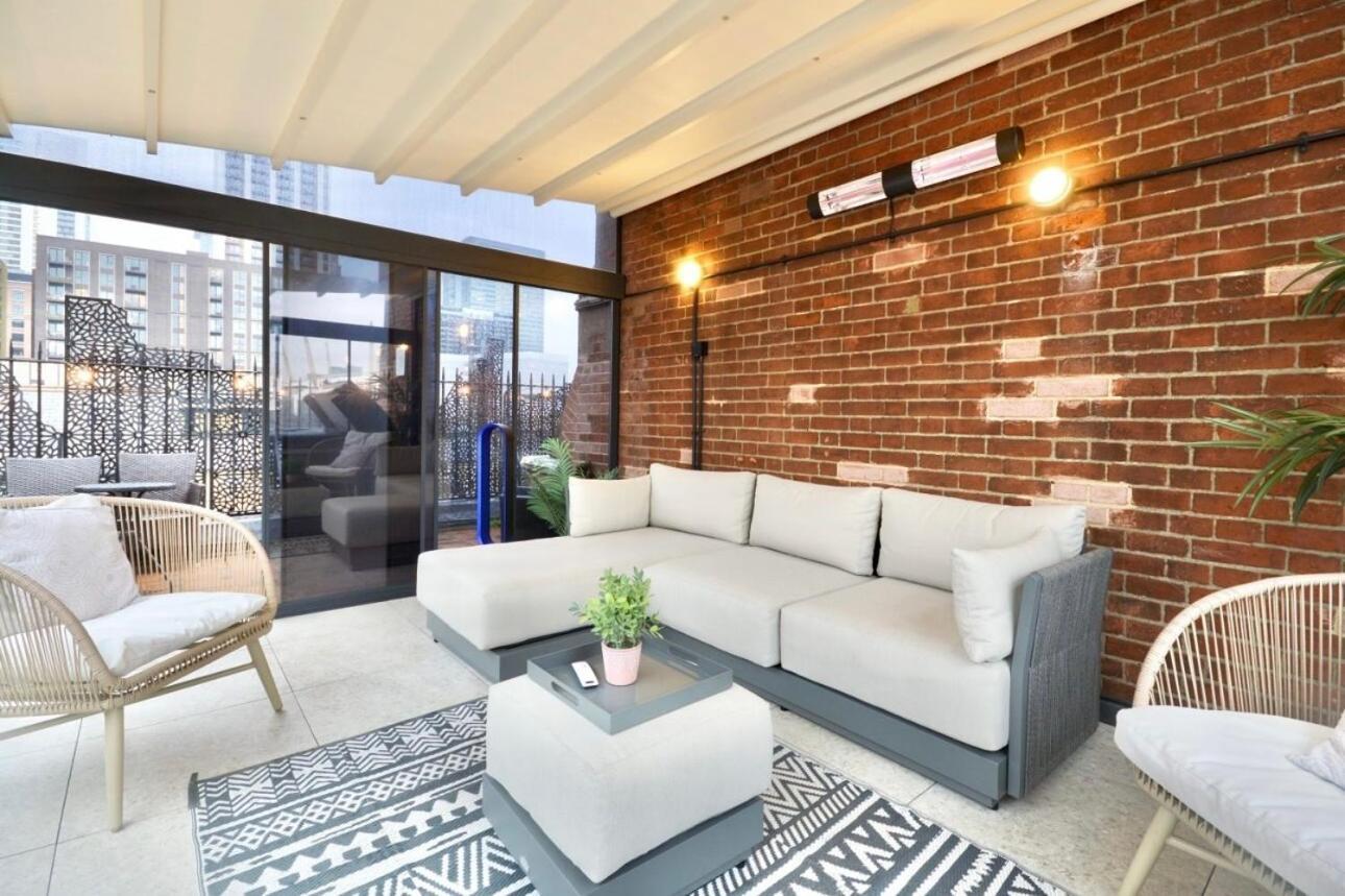 3 X Bedroom Riverside Flat With Hot Tub On Roof Terrace London Eksteriør billede